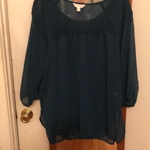 Lauren Conrad sheer top XXL